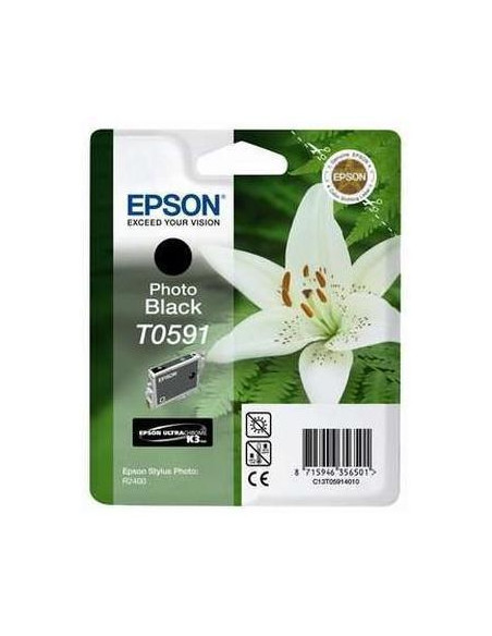 CARTUCHO EPSON T0591 PHOTO BLACK STYLUS PHOTO R2400