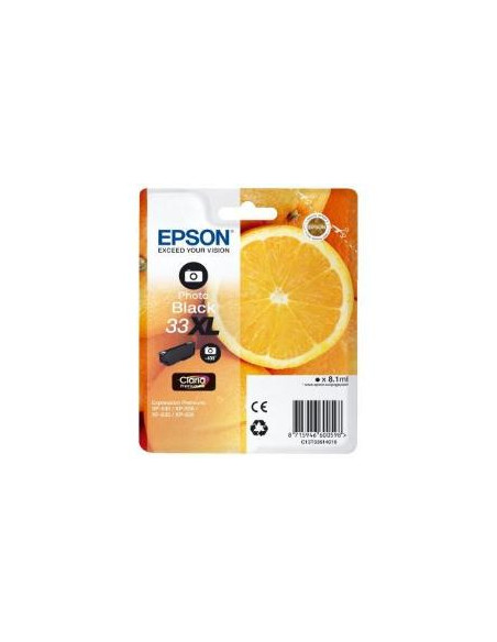 CARTUCHO EPSON 33XL PHOTO BLACK EXPRESSION HOME XP-63 830 EXPRESSION PREMIUM XP-530