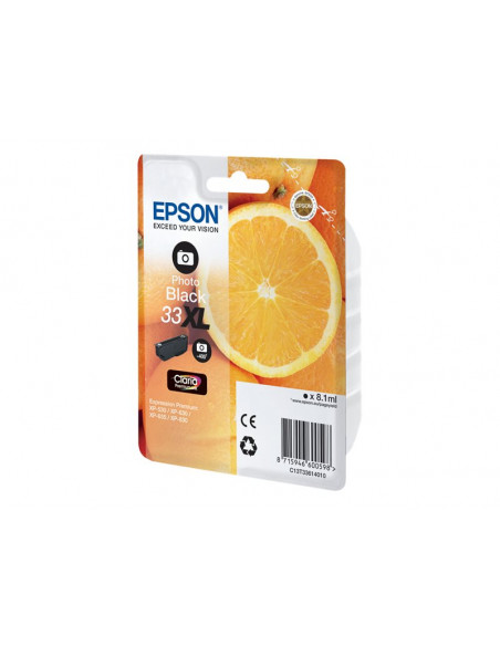 CARTUCHO EPSON 33XL PHOTO BLACK EXPRESSION HOME XP-63 830 EXPRESSION PREMIUM XP-530