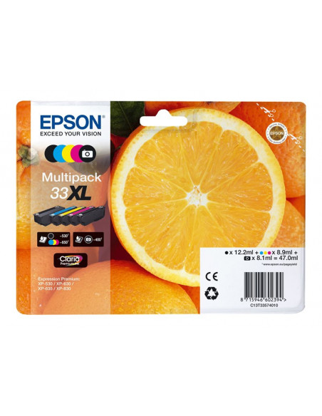 CARTUCHO EPSON 33XL MULTIPACK EXPRESSION HOME XP-63 830 EXPRESSION PREMIUM XP-530