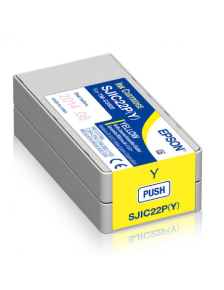 CARTUCHO EPSON SJIC22P YELLOW TM-C3500
