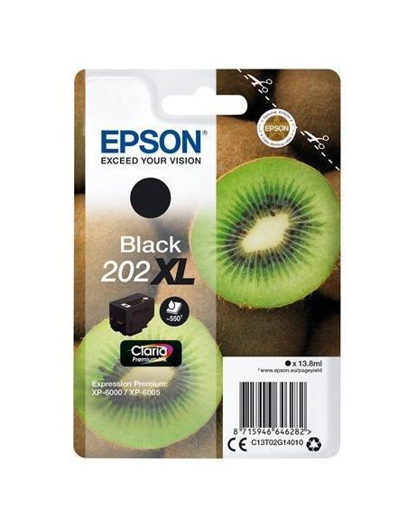 CARTUCHO EPSON 202XL BLACK CLARIA PREMIUM XP-6000/XP-6005