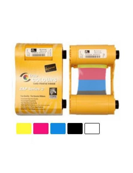 CINTA RIBBON COLOR YMCKO 200 IMAGENES PARA ZEBRA ZXP3