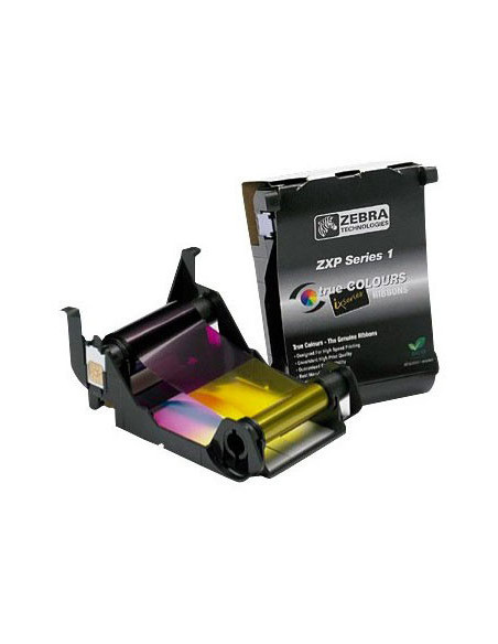 CINTA RIBBON COLOR YMCKO 100 IMAGENES PARA ZEBRA ZXP SERIES 1