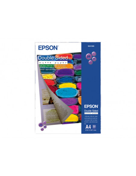 PAPEL EPSON A4 MATE 50H DOBLE CARA