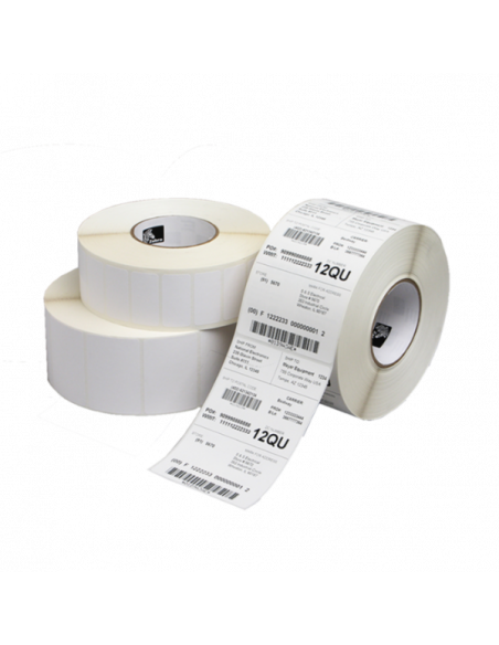 ROLLO ETIQUETAS ZEBRA Z-SELECT 102X76MM 930 ETIQUETAS EJE 25MM TRANF.TERMICA WHITE