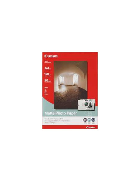 PAPEL CANON FOTOGRAFICO MP-101 MATE A4 50H