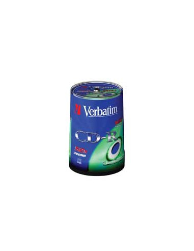 CD-R VERBATIM 700MB 52X LATA 100U