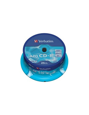CD-R VERBATIM 700MB 48X LATA 25U
