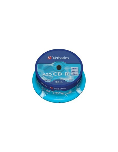 CD-R VERBATIM 700MB 48X LATA 25U