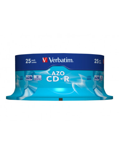 CD-R VERBATIM 700MB 48X LATA 25U