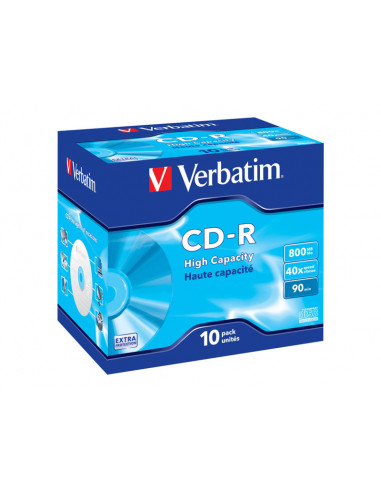 CD-R VERBATIM 800MB 40X CAJA 10U