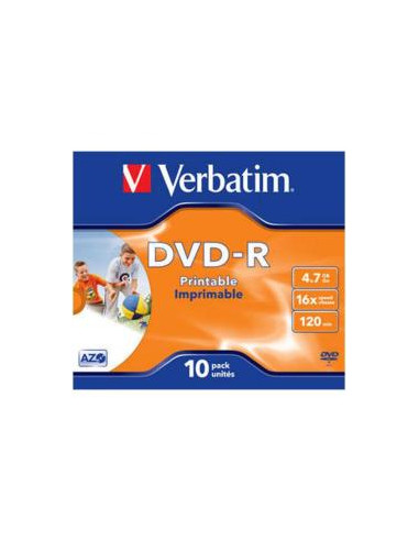 DVD-R VERBATIM 4.7GB 16X PRINTABLE...