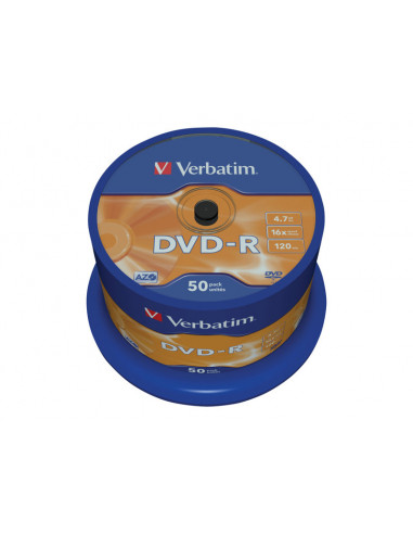 DVD-R VERBATIM 4.7GB 16X LATA 50U