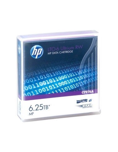 CINTA LTO HP 2.5TB/6.25TB ULTRIUM 6