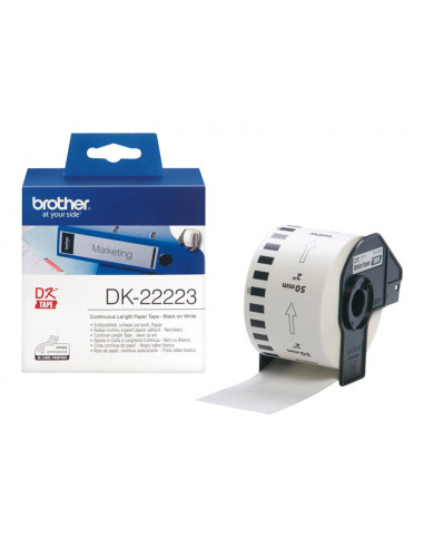 ETIQUETAS BROTHER WHITE 50MM X 30.5M...