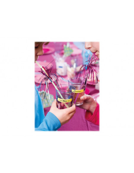 ROLLO DYMO LETRATAG 12MMX4M YELLOW/BLACK