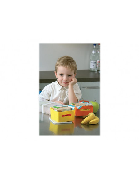 ROLLO DYMO LETRATAG 12MMX4M YELLOW/BLACK