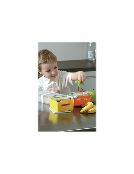 ROLLO DYMO LETRATAG 12MMX4M YELLOW/BLACK