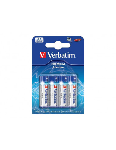 PILA ALCALINA VERBATIM TIPO AA LR6...