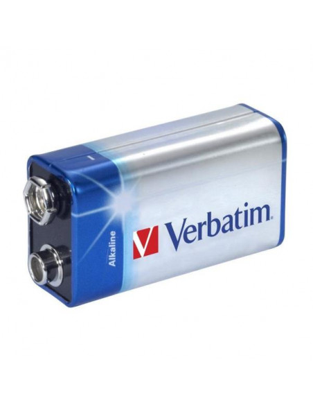 PILA ALCALINA VERBATIM 9V 6LR61 