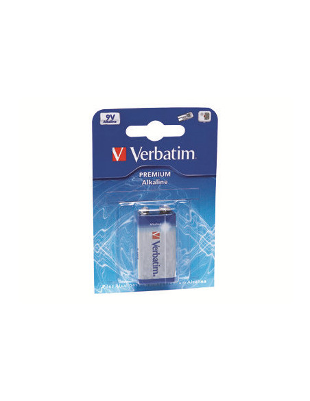 PILA ALCALINA VERBATIM 9V 6LR61 
