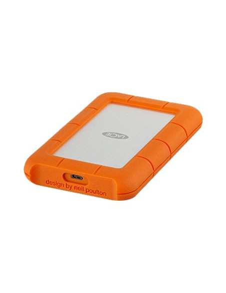 DISCO DURO USB-C 4TB LACIE RUGGED 2.5 SILVER / ORANGE