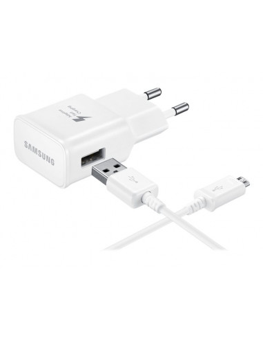 CARGADOR USB SAMSUNG 5V 2A WHITE PARA...