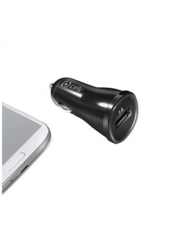 CARGADOR USB CELLY TURBO 1A BLACK...