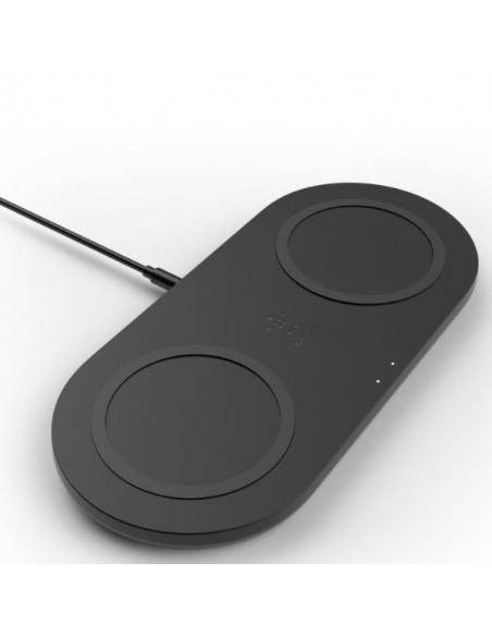 BASE DE CARGA BELKIN DOBLE BOOST CHARGE QI 10W BLACK