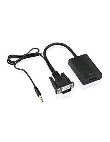 CONVERSOR KABLEX VGA + AUDIO / HDMI