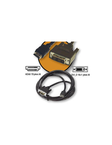 CABLE KABLEX HDMI MACHO / DVI 18+1...