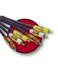 CABLE KABLEX 3X RCA MACHO /...