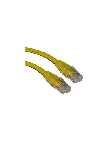CABLE KABLEX RED RJ45 CAT 5 1M YELLOW