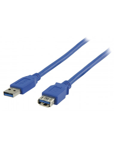 CABLE KABLEX USB 3.0 A MACHO / A HEMBRA 1.8M