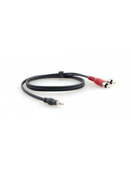 CABLE KRAMER AUDIO JACK 3.5MM MACHO / 2X RCA MACHO 3M