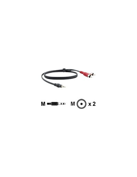 CABLE KRAMER AUDIO JACK 3.5MM MACHO / 2X RCA MACHO 3M