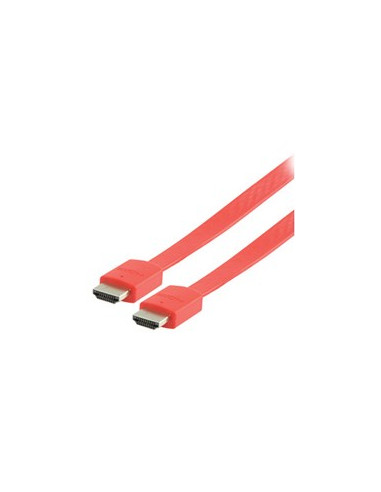 CABLE KABLEX HDMI 1.4 19 MACHO / 19 MACHO 2M 3D RED