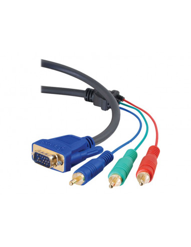 CABLE KABLEX SVGA 15 MACHO / RGB 3X...