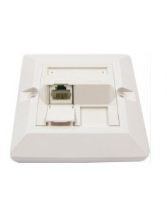 PLACA PARED 80X80 1 RJ45...