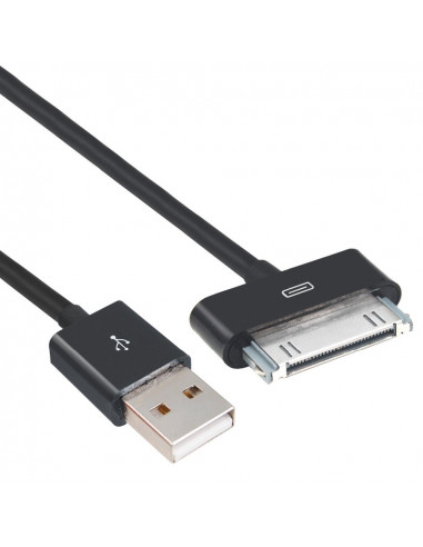 CABLE KABLEX USB PARA IPOD IPAD IPHONE 1.8M BLACK