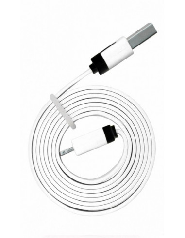 CABLE KABLEX USB 2.0 A MACHO / APPLE LIGHTNING MACHO 1M WHITE