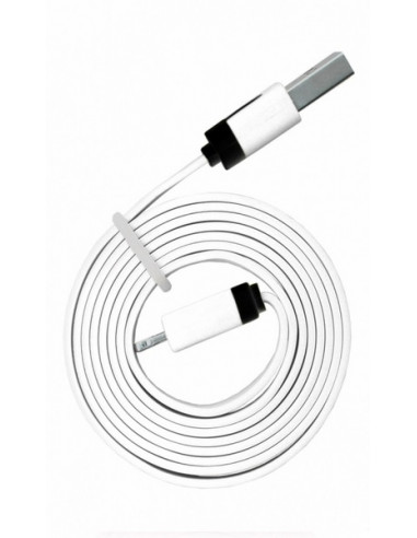 CABLE KABLEX USB MACHO / LIGHTNING MACHO 1M WHITE