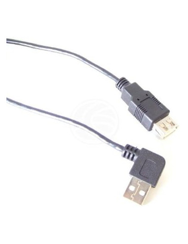 CABLE KABLEX USB 2.0 A MACHO ACODADO / A HEMBRA 0.2M