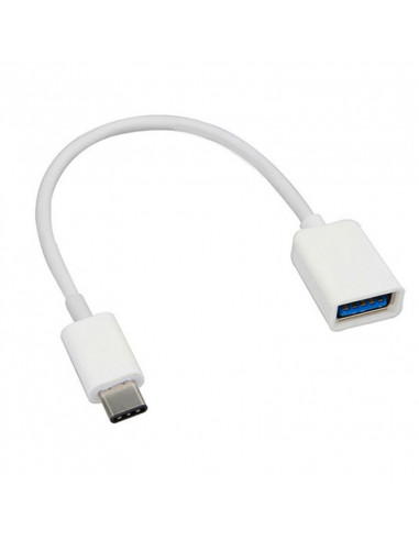 CABLE KABLEX OTG USB HEMBRA / USB-C WHITE