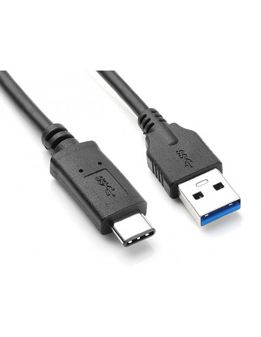 CABLE KABLEX USB 3.1 MACHO / USB-C MACHO 0.2M