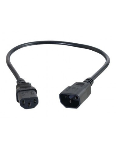 CABLE KABLEX ALIMENTACION CPU C13 / MONITOR C14 0.5M