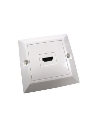 CAJA PARED KABLEX 80X80 1P HDMI HEMBRA