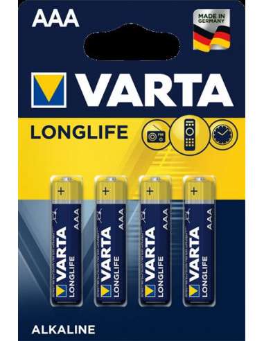 PILA ALCALINA VARTA LONGLIFE TIPO AAA...