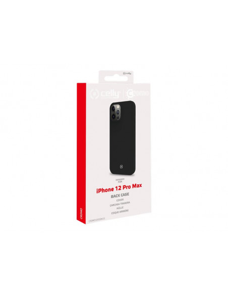 FUNDA MOVIL BACK COVER CELLY CROMO BLACK IPHONE 12 PRO MAX